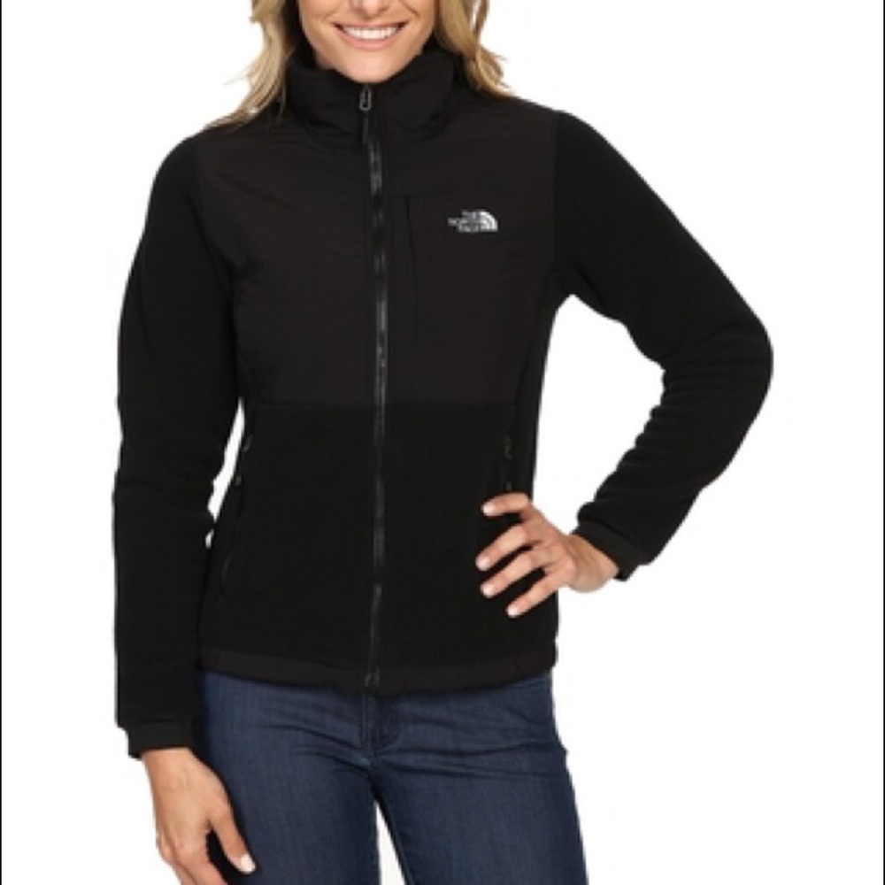 NORTH FACE WMNS BLACK DENALI FLEECE JACKET